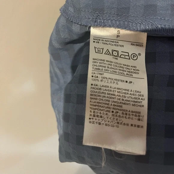 Banana Republic Dusty Light Blue‎ Long Sleeve  Blouse Size Small - Picture 8 of 9